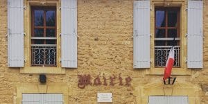Mairie office in rural France