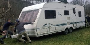 Luxury caravan living