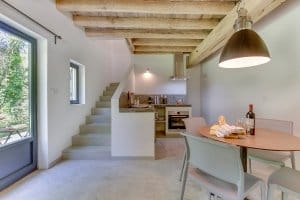 Separate apartment kitchen area