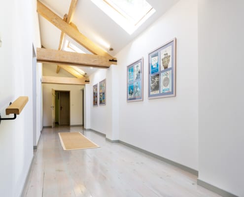 Gite interior hallway Beautiful interior Gite hallway