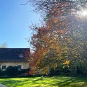 Garden of of a luxury Gite in the Dordogne