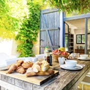Outdoor dining Dordogne Alfresco dining in the Dordogne