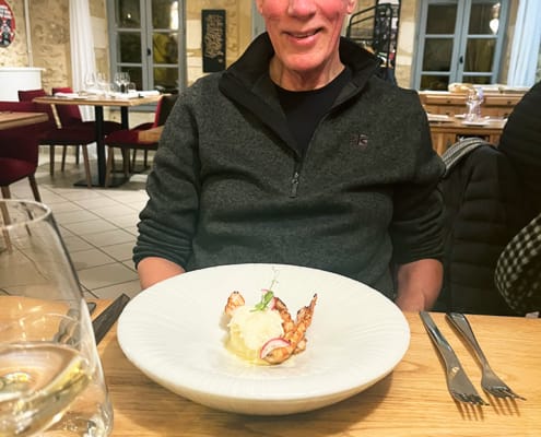 Peter Peter enjoying his dinner