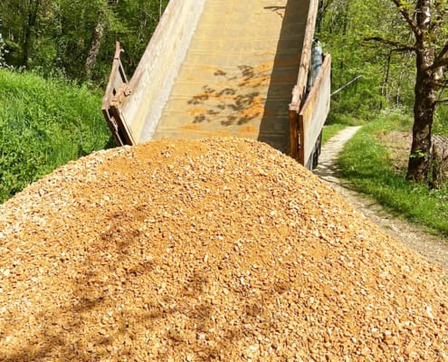 Sand for petanque Sand for the new petanque court