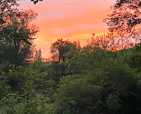 Evening sky Evening sky over Perigord, Dordogne