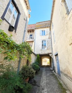 Backstreet in Issigeac, in the Dordogne