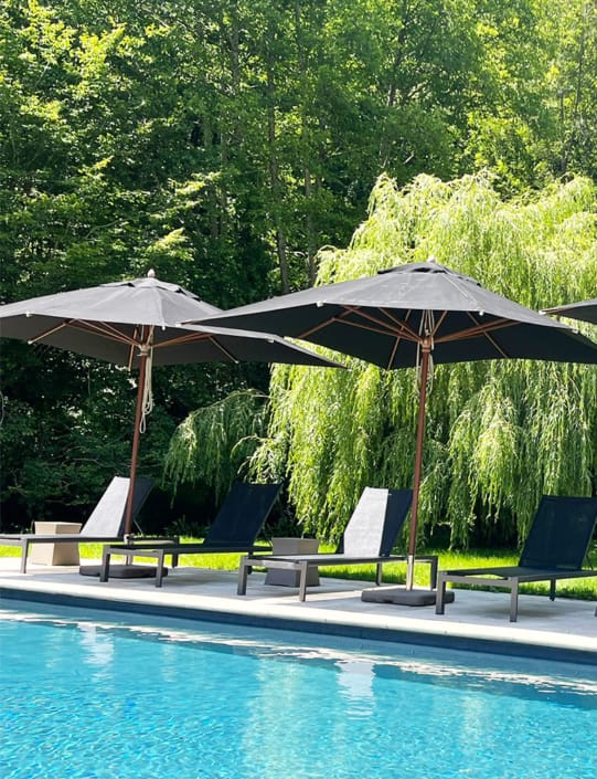 Gite pool Heated swimming pool at Fontalbe