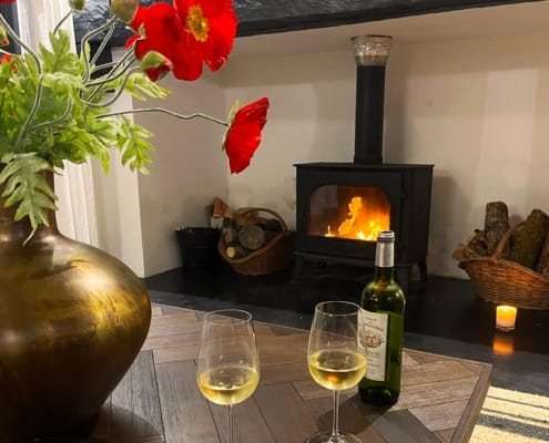 September evenings at the Fontalbe gite